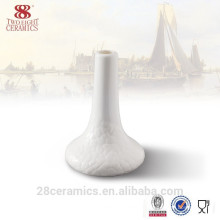 Juego de cena de venta caliente, jarrón de porcelana blanca, florero de porcelana de hueso